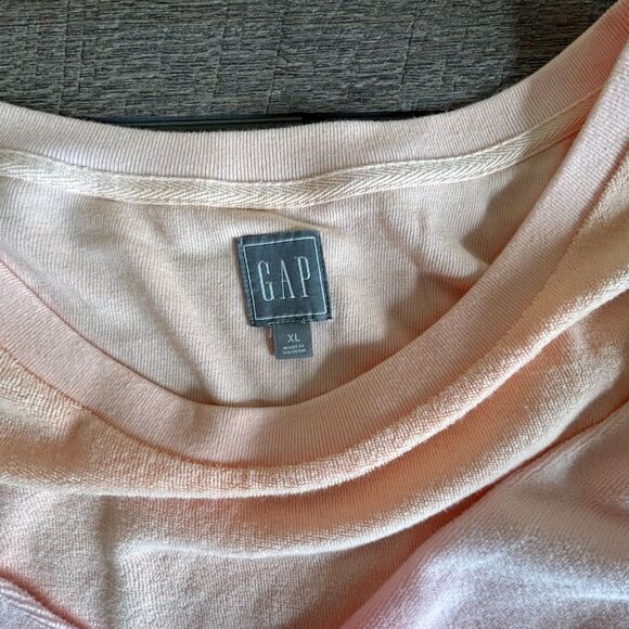 Gap Wide Neck Crewneck Sweatshirt Ombre Wide Neck Size XL - Picture 6 of 9